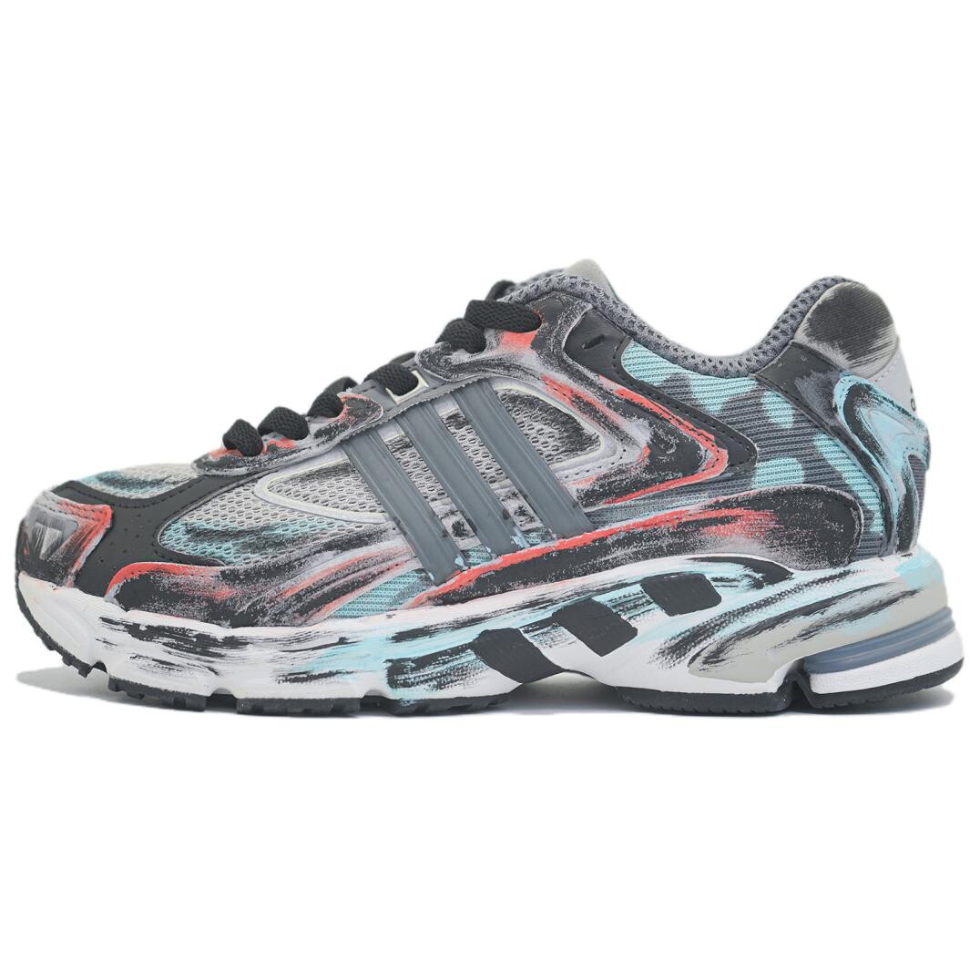 

Кроссовки для бега Response унисекс с низким верхом темно-серые/красные/синие Adidas Originals