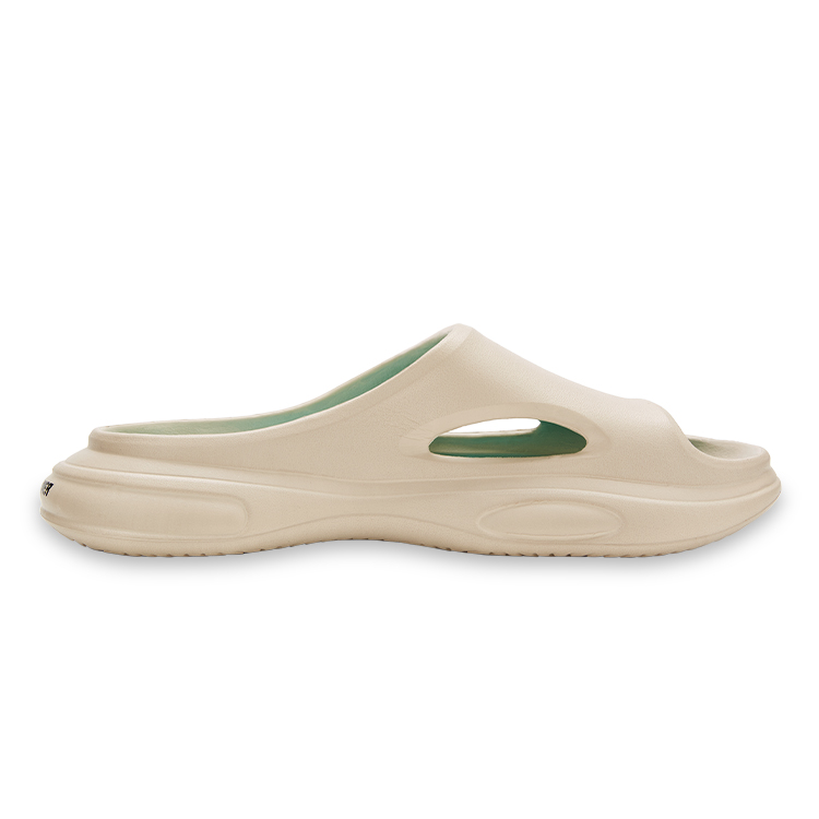 RUN MANNER ЭВА слайдеры унисекс бело-зеленые, цвет White Green — фото 4