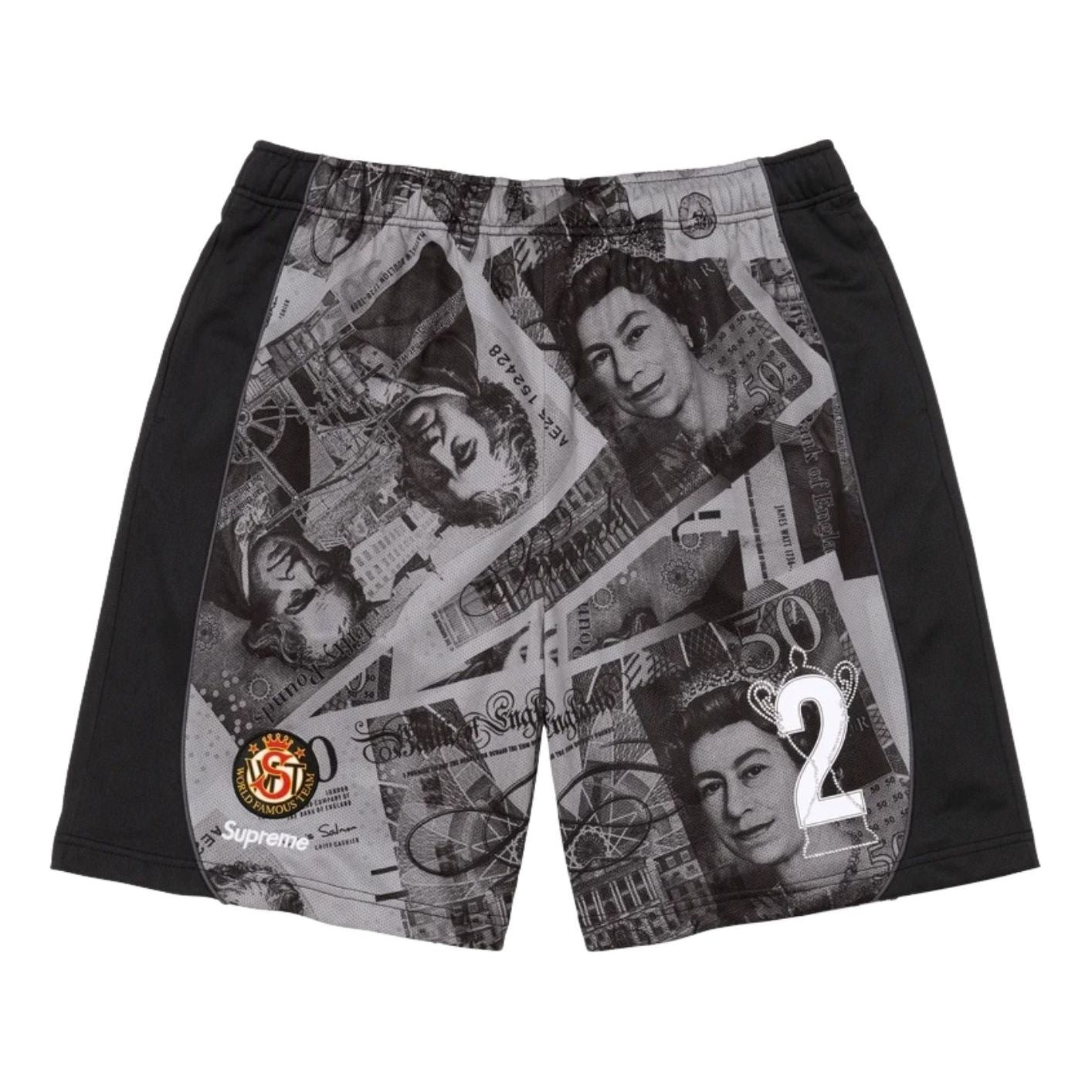 

Футбольные шорты Supreme FW25 Pounds, черные