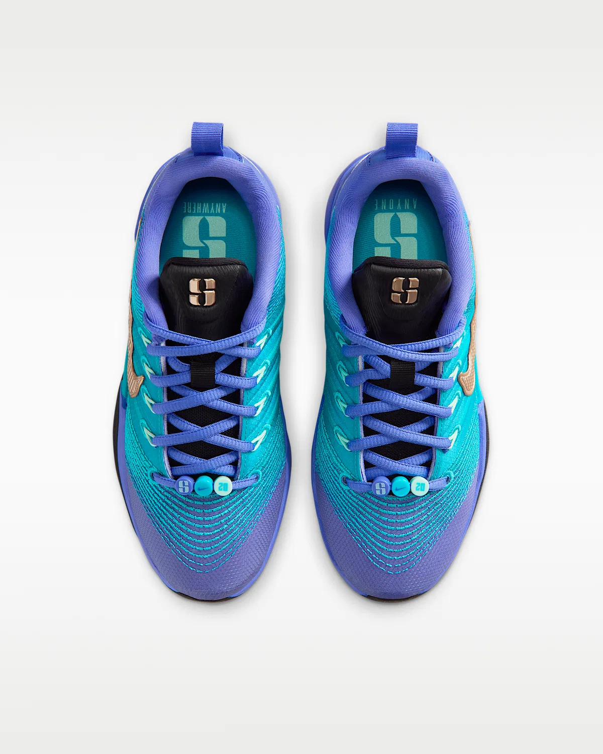Детские баскетбольные кроссовки Sabrina 3, Sapphire/Dusty Cactus/Mint Foam/Blur — фото 4