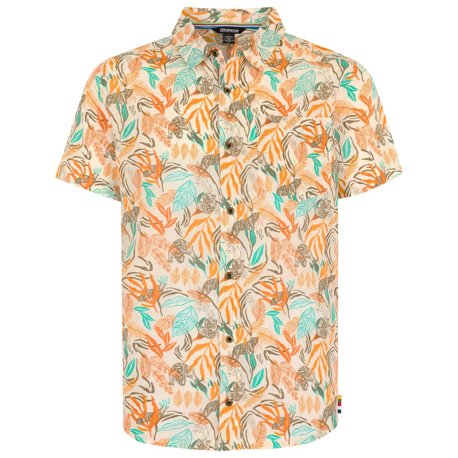 

Рубашка Sherpa Tiger Leaf S/S Shirt, цвет Masala