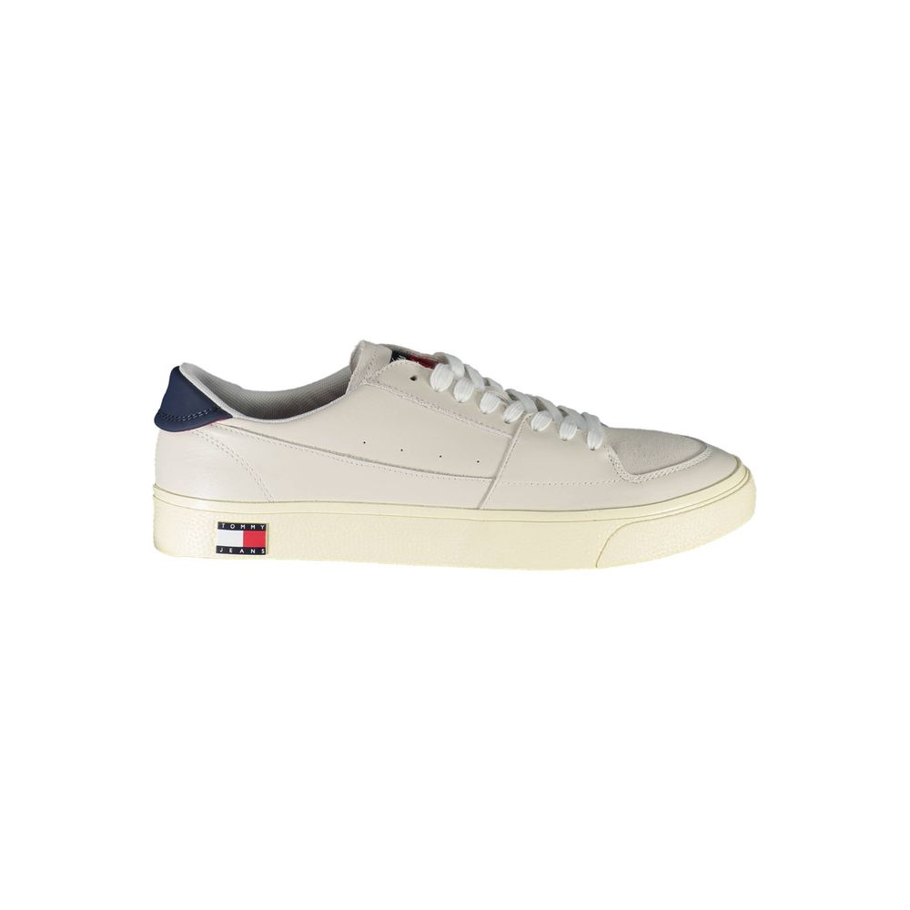 

Белые кожаные мужские кроссовки Tommy Hilfiger
