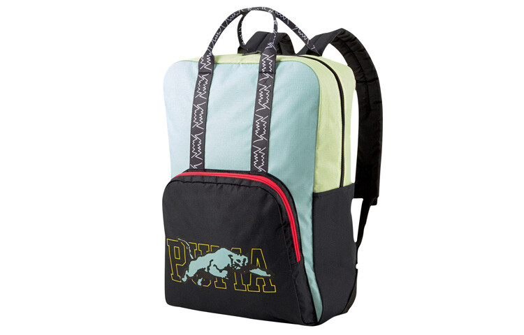 

Рюкзак Puma Unisex Basketball Collection, Black/light blue/light yellow