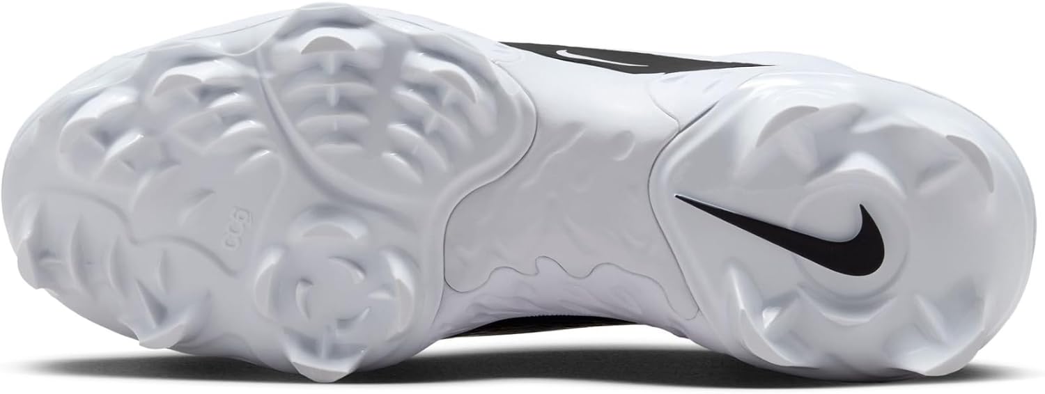 Бейсбольные бутсы Nike Men's Alpha Huarache Elite 4, White/Black/Pure Platinum — фото 4