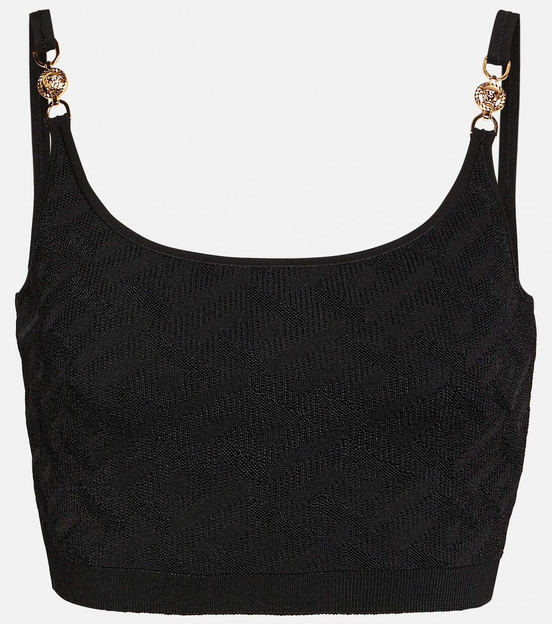 

Топ с бюстгальтером La Greca Medusa '95 VERSACE, черный