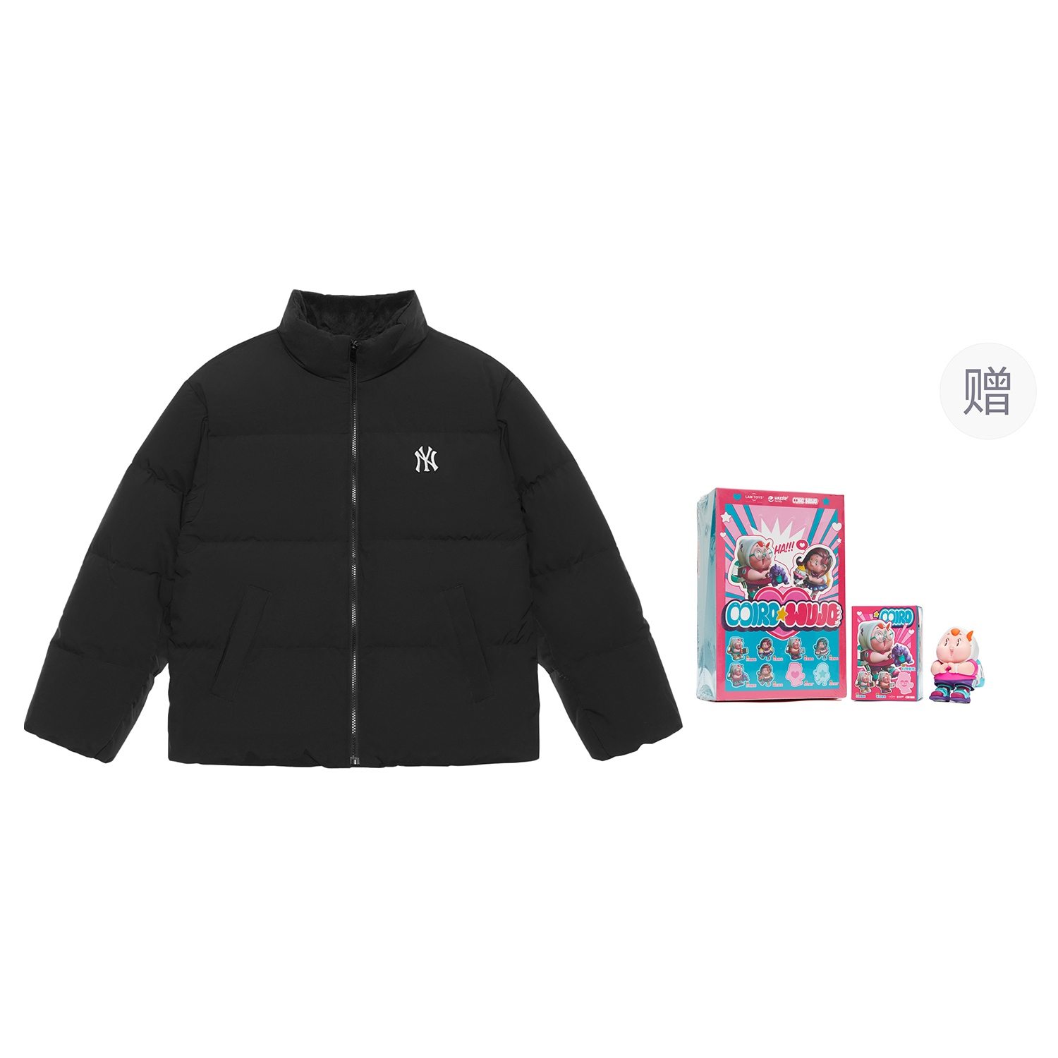 

MLB Нью-Йорк Янкиз Базовой Коллекции FW24 Пуховик Унисекс Черный, Black