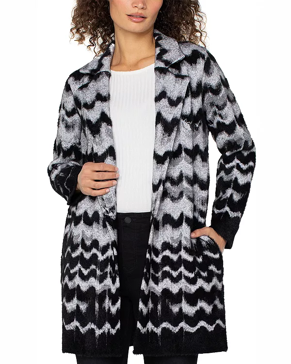 

Пальто-Свитер с открытой передней частью Liverpool Los Angeles, мультиколор