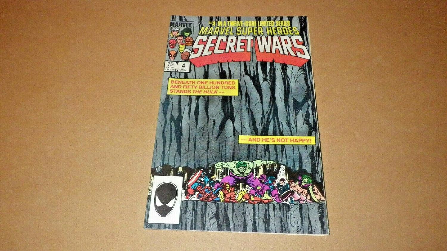 

Marvel Super Heroes Secret Wars: #4 in a Twelve- Issue Limited Series (Vol. 1, No. 4, August 1984) (vol. 1, no. 4) (marvel comics)