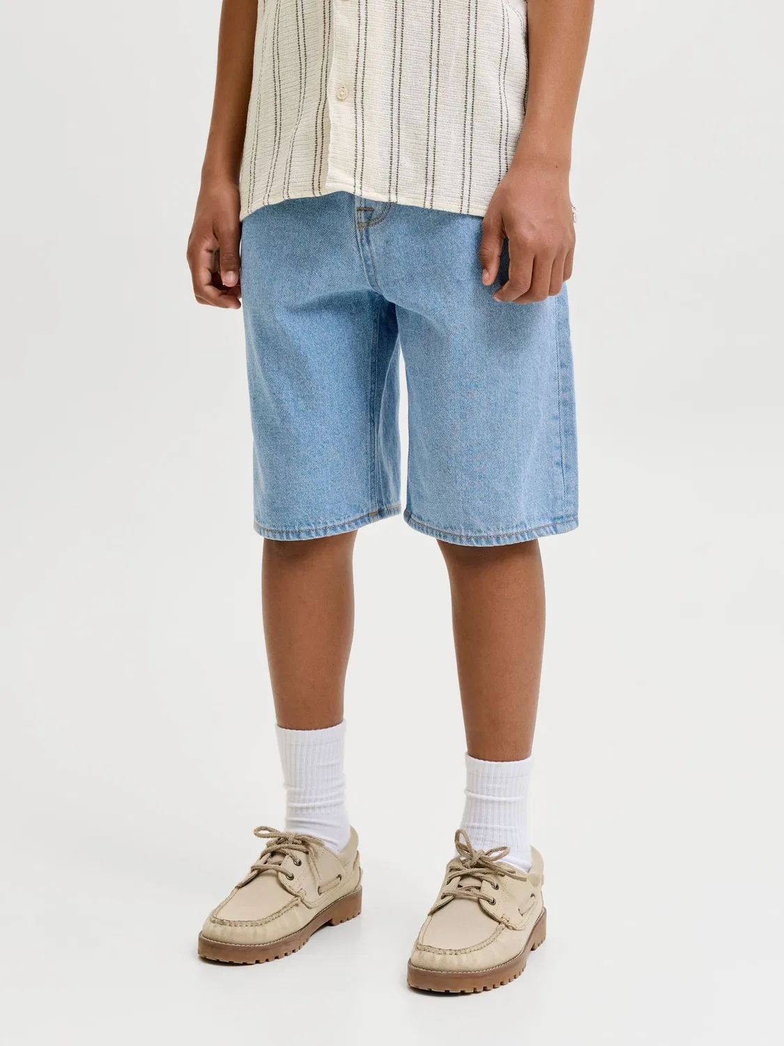Обычные джинсы Jack & Jones Junior, Blue Denim/Grey Denim — фото 3