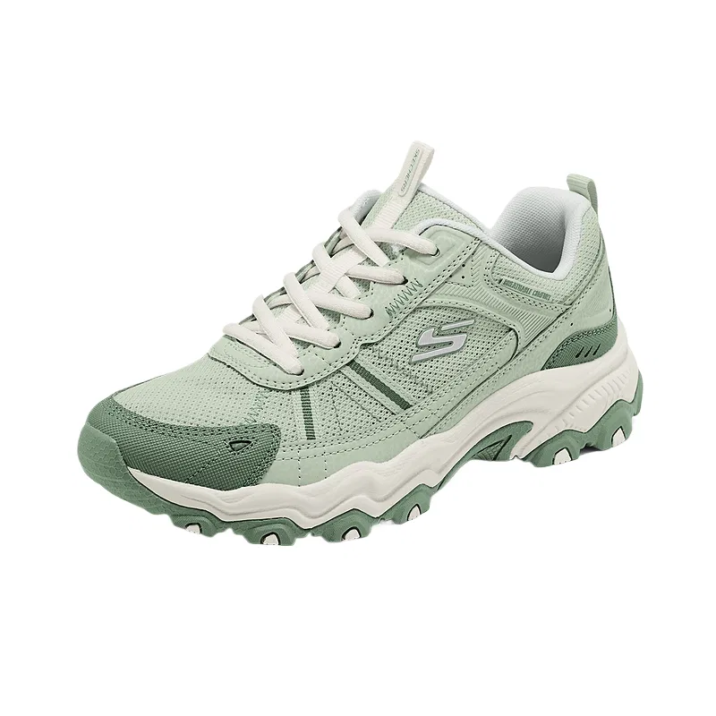 Кроссовки для тренировок зеленые Skechers — фото 4
