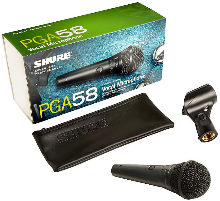 

Кардиоидный динамический вокальный микрофон Shure PGA58-LC