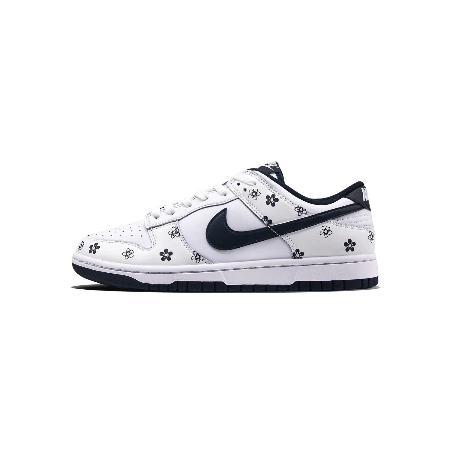 Кроссовки для скейтбординга Nike Dunk Floral Solitude белые