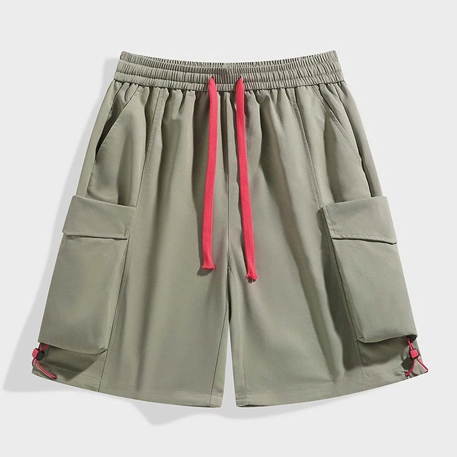 Шорты спортивные мужские, бренд Generic, цвет Army Green — фото 4