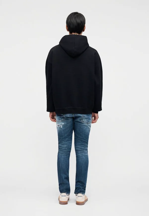 Толстовка signature relax fit Dsquared2, Black — фото 4