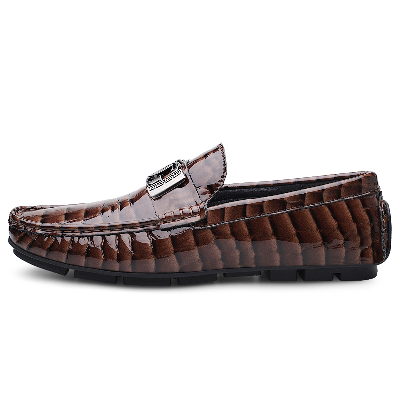 

Qiandongmeili Коричневые мужские повседневные туфли, цвет Brown