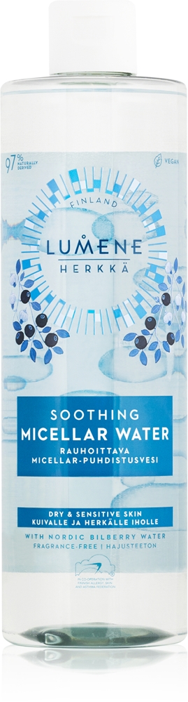 

Nordic sensitive [herkkä] успокаивающая разглаживающая мицеллярная вода для сухой и чувствительной кожи Lumene, 400 мл