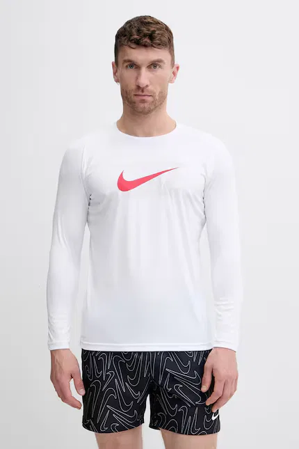 Лонгслив для плавания с технологией DRI-FIT Nike, белый