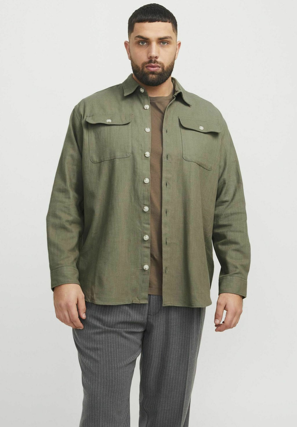 

Рубашка PLUS SIZE COMFORT FIT Jack & Jones, темно-зеленый