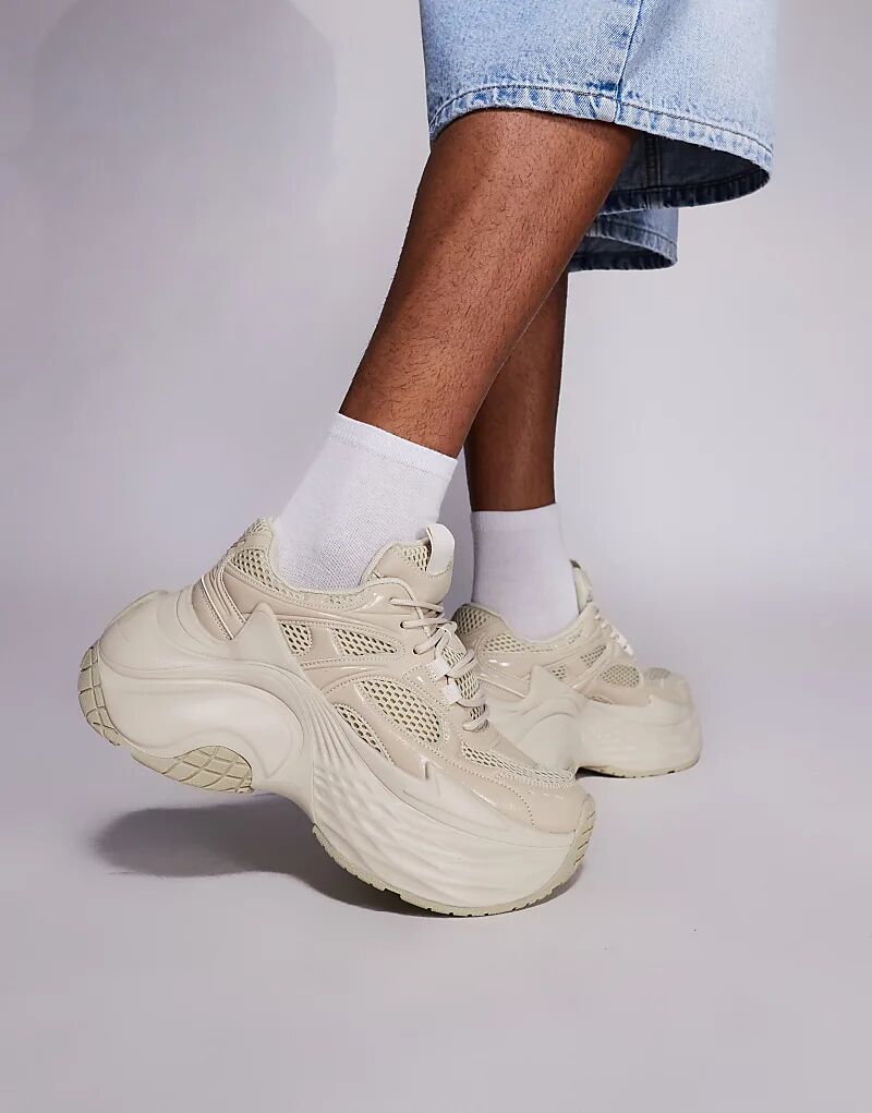 

Массивные кроссовки ASOS DESIGN песочного цвета