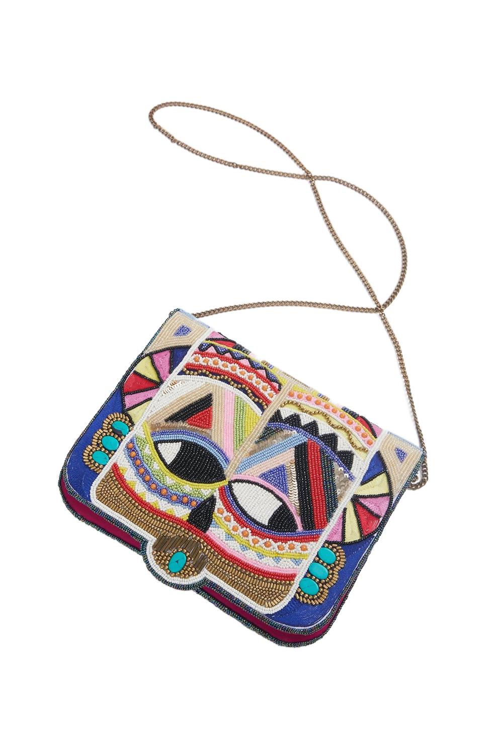 

Sita Handmade Клатч через плечо в разноцветном дизайне ETHNiQUE, мультиколор