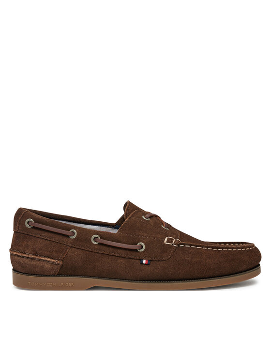 

Низкие туфли Th Boat Shoe Core Suede FM0FM05387 Tommy Hilfiger, коричневый