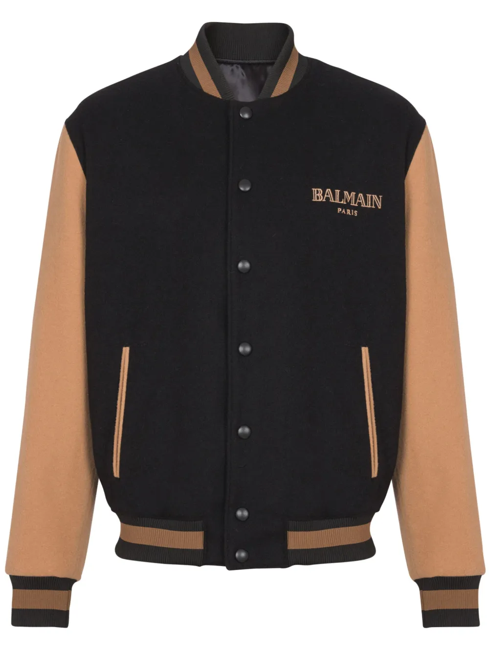

Двухцветная куртка BALMAIN, черный