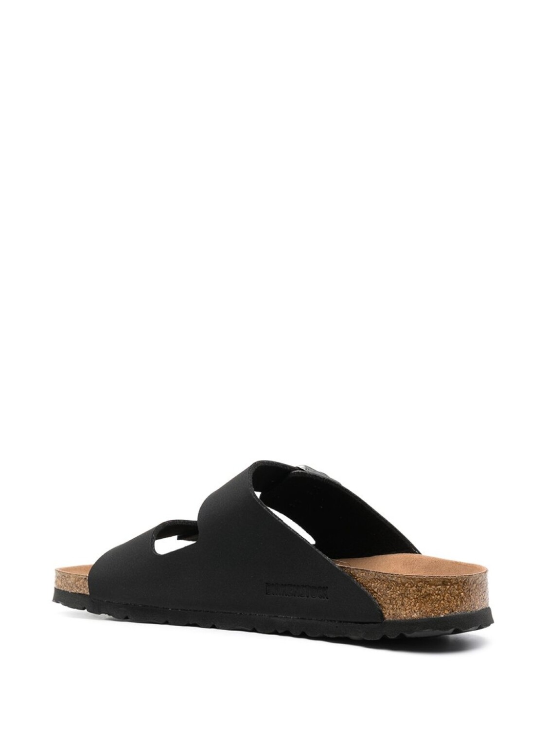 Сандалии Birkenstock Arizona Vegan Birko-Flor Nubuck узкие, черный — фото 3