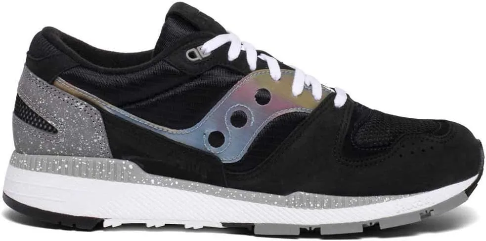 Кроссовки для повседневной носки Saucony Azura унисекс, черно-серебристо-розовые