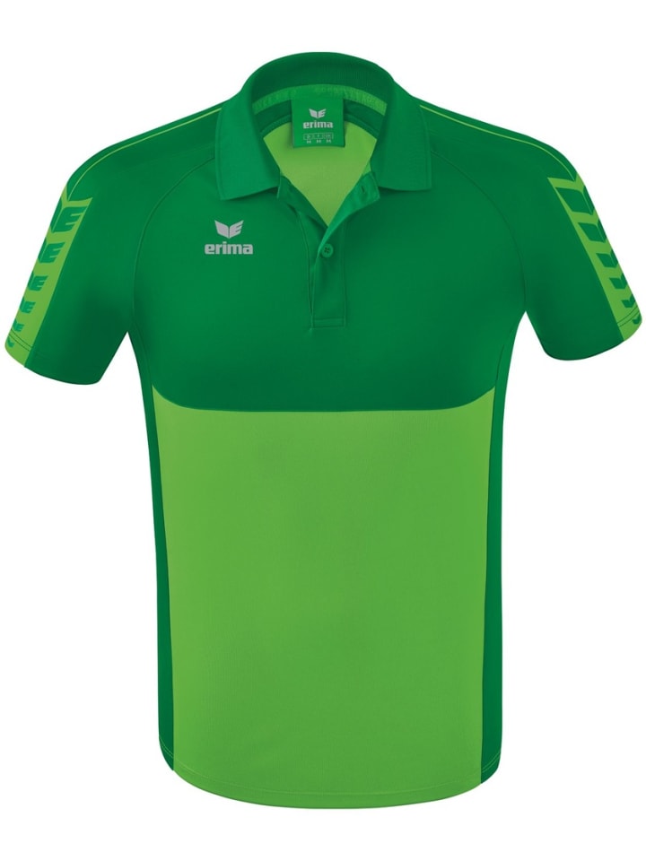 

Футболка поло Six Wings Poloshirt erima, зеленый