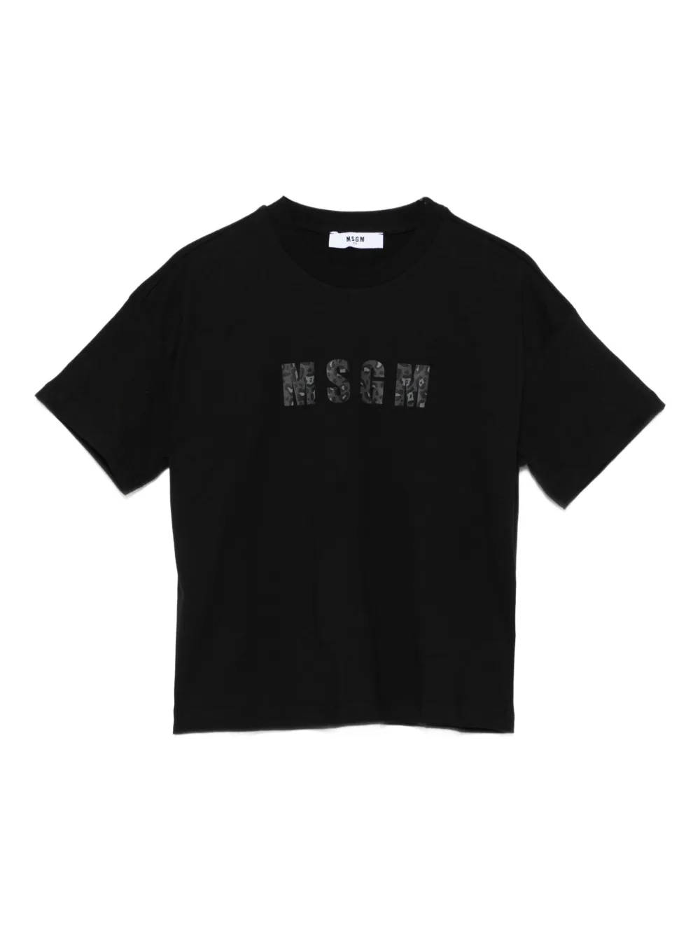 

Футболка с логотипом MSGM Kids, черный