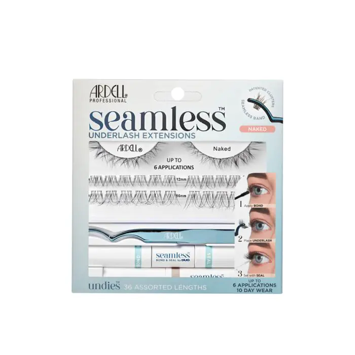 

Накладные ресницы pestañas postizas kit seamless extensions naked Ardell, количество 1 штука