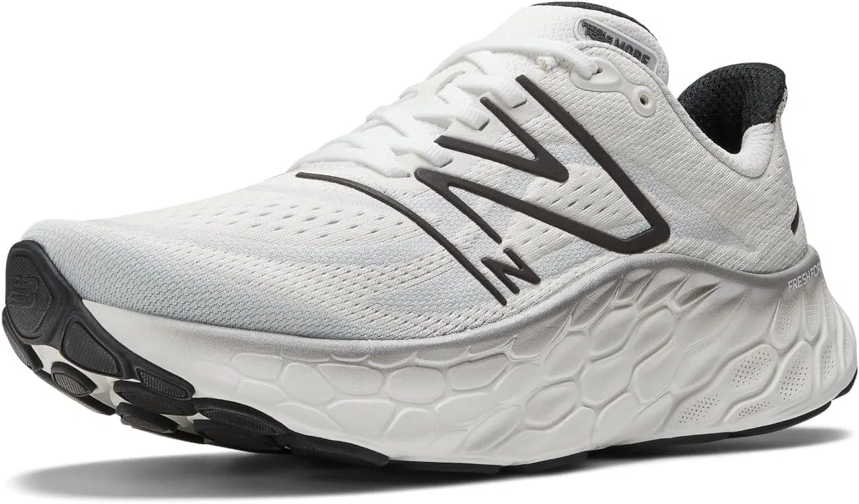 Мужские кроссовки New Balance New Balance для бега, White, Black, Metallic, Black