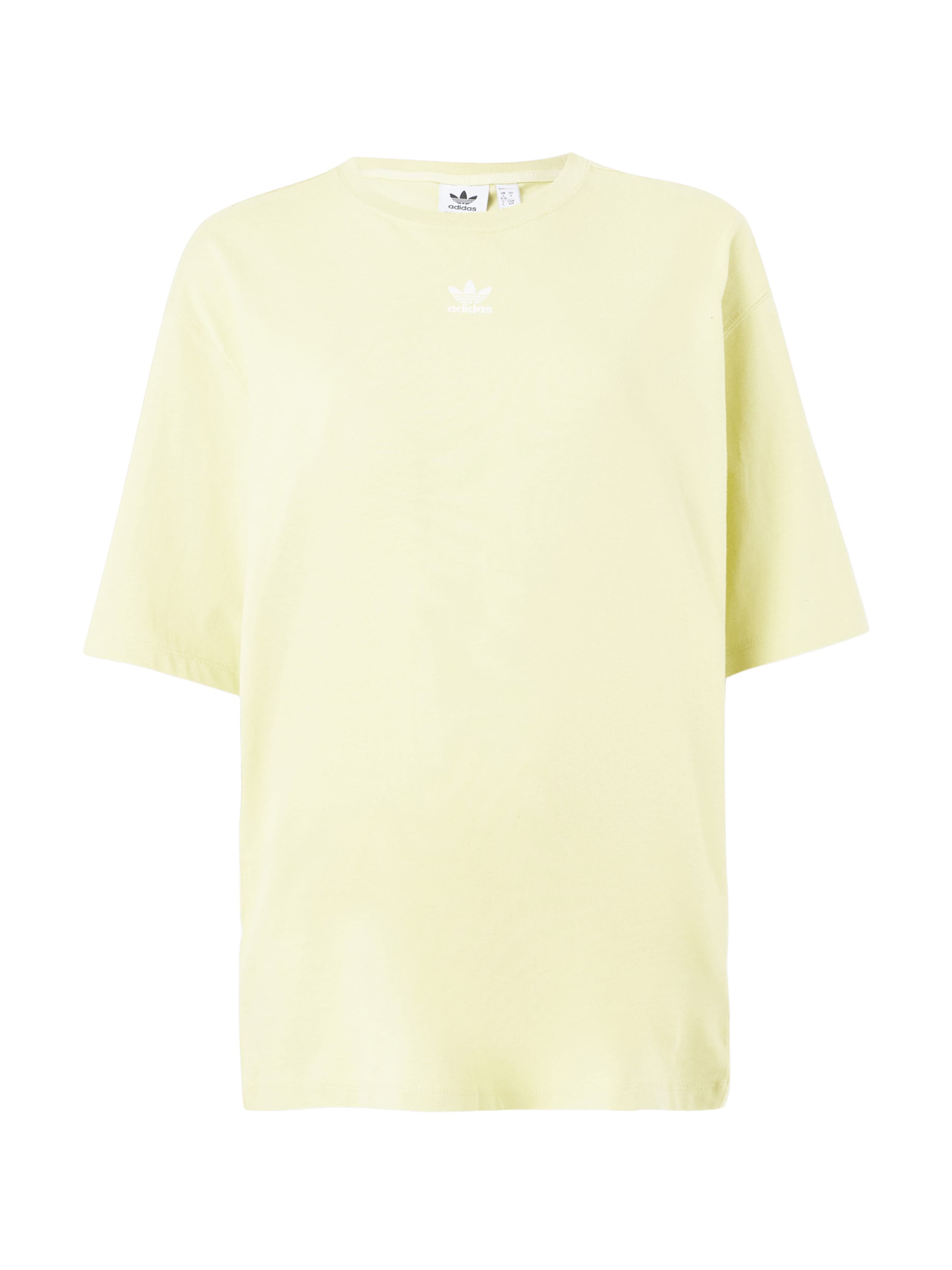 

Adidas Originals Футболка 'Ess' в светло-желтом цвете