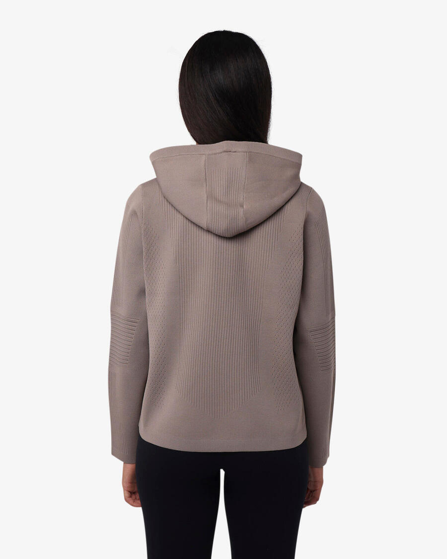 

JAKED Женская синтетическая толстовка песочного цвета для фитнеса