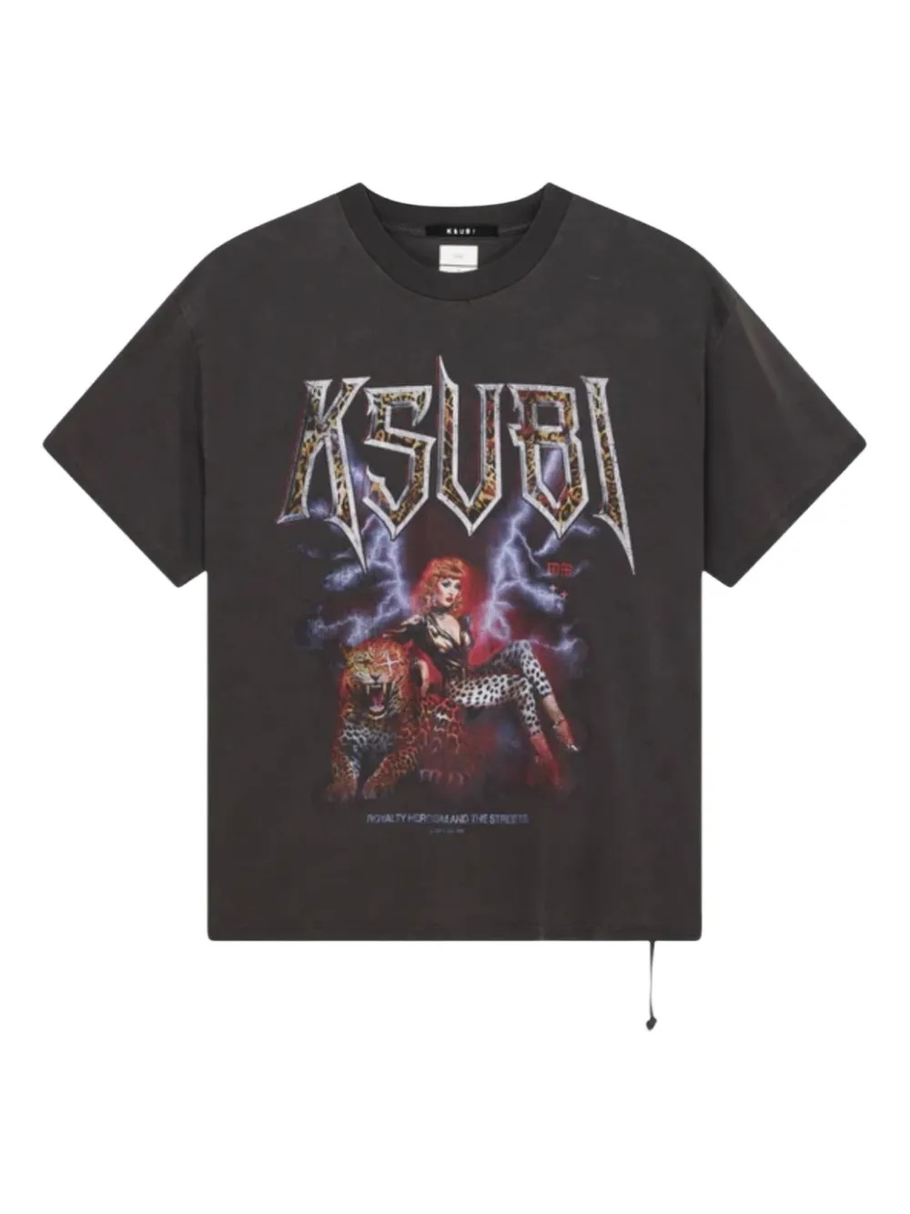 

Футболка Kingdom Ekcess SS с графичным принтом Ksubi, черный