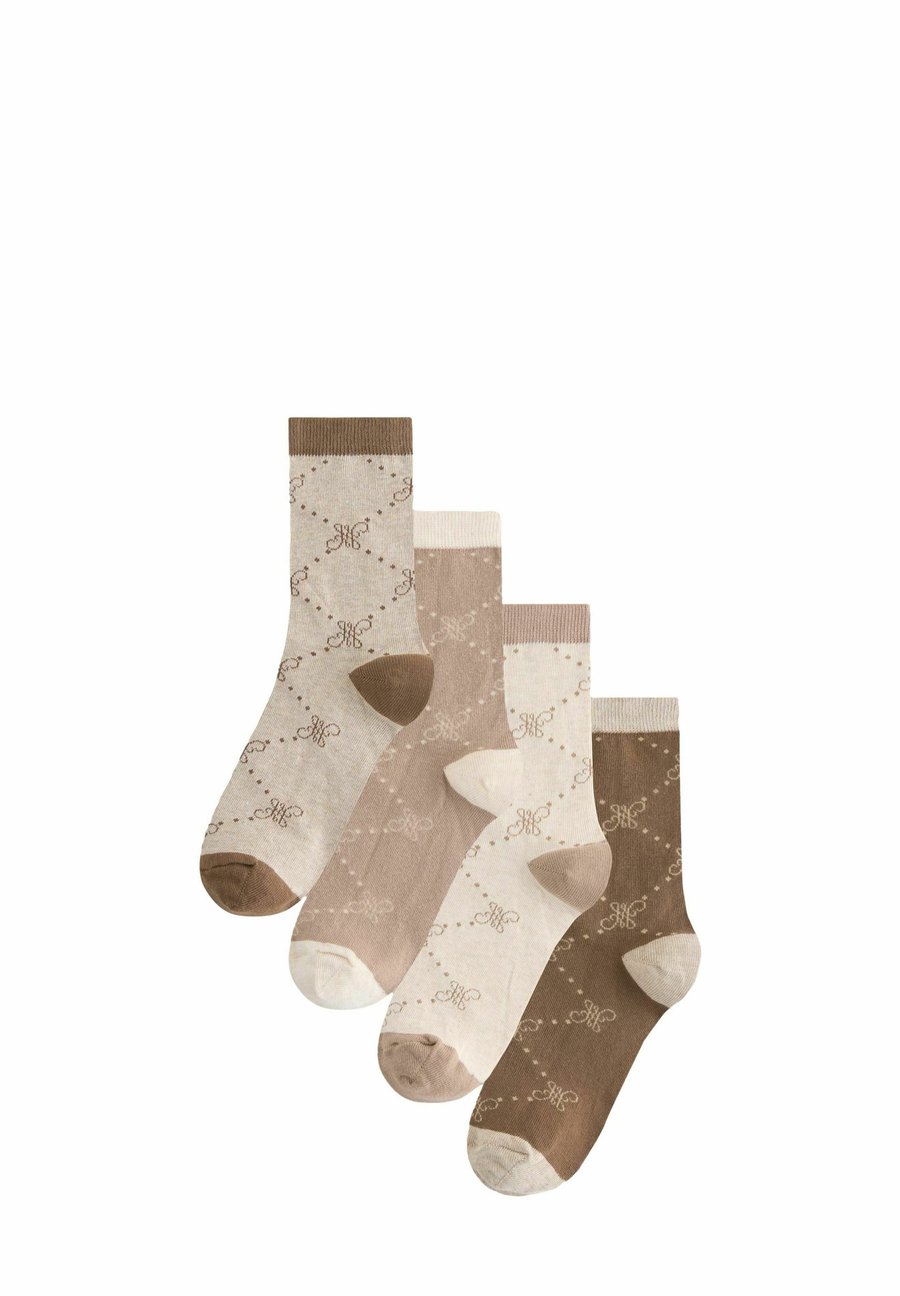 

Носки Next ANKLE 4 PACK, Neutral N Swirl/Beige