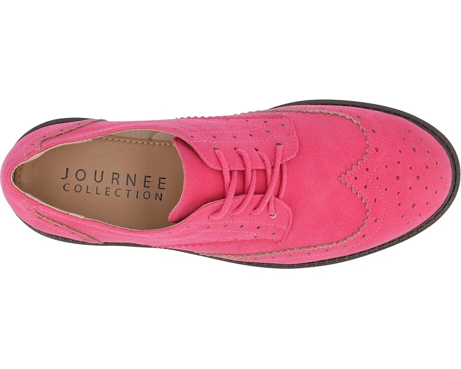 Оксфорды Journee Collection Tru Comfort Foam Claudiya Oxford, розовый — фото 2