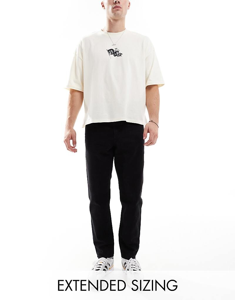 

ASOS DESIGN – черные зауженные джинсы
