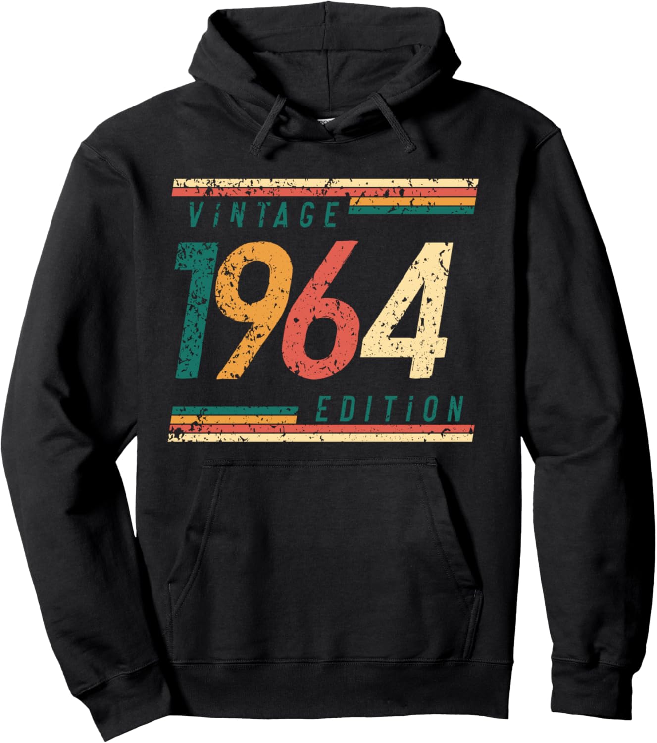 

Худи с надписью «Родился в 1964 году». 60 лет 1964 Birthday Vintage Birthday Party, черный