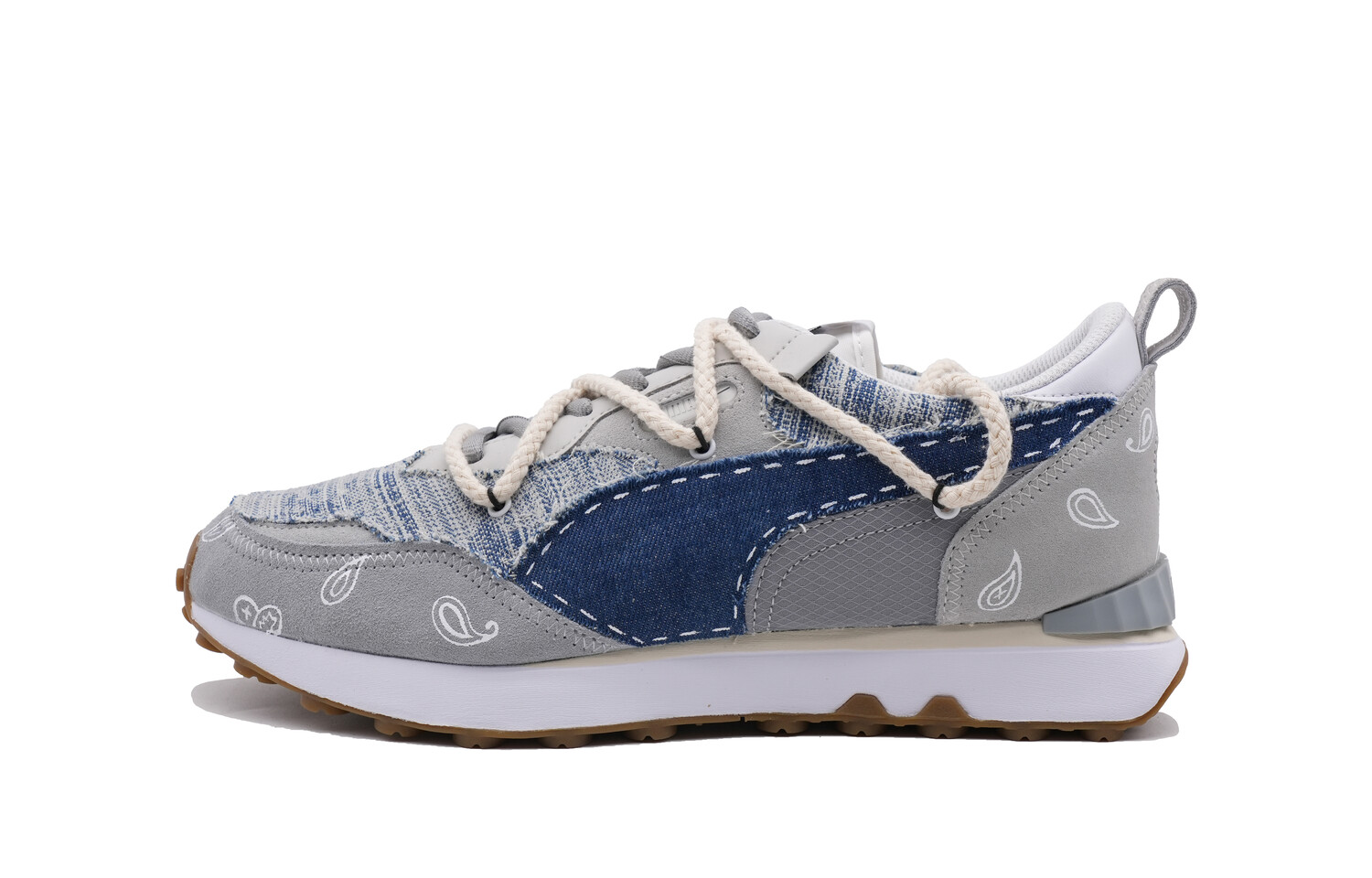 

Кроссовки Puma Rider Future Lifestyle Shoes Unisex Low-top White/gray, серый/синий