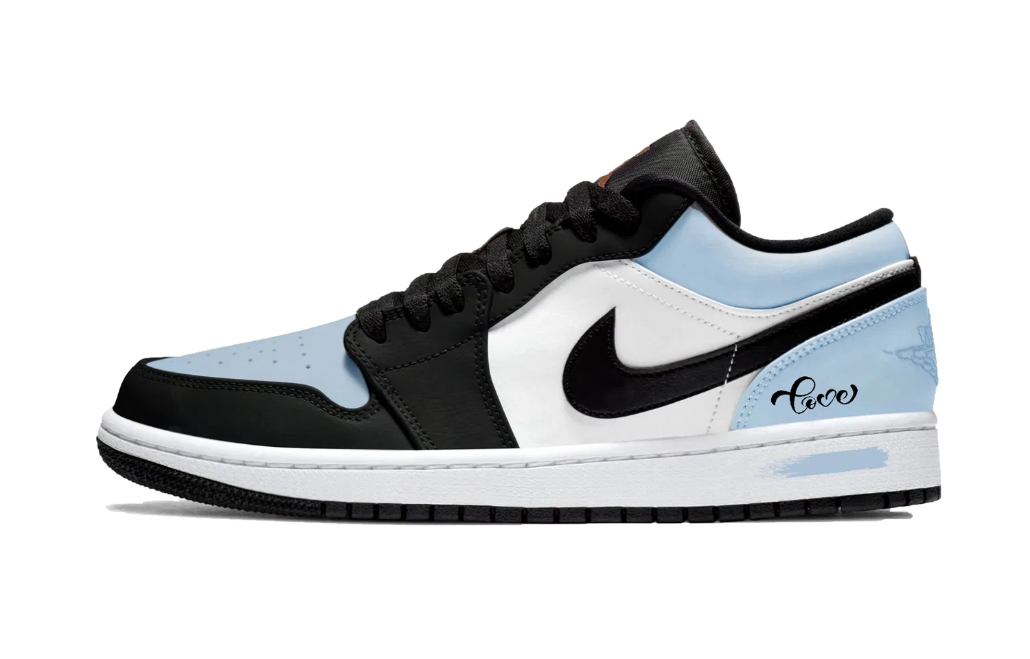Кроссовки баскетбольные низкие Jordan Blue White