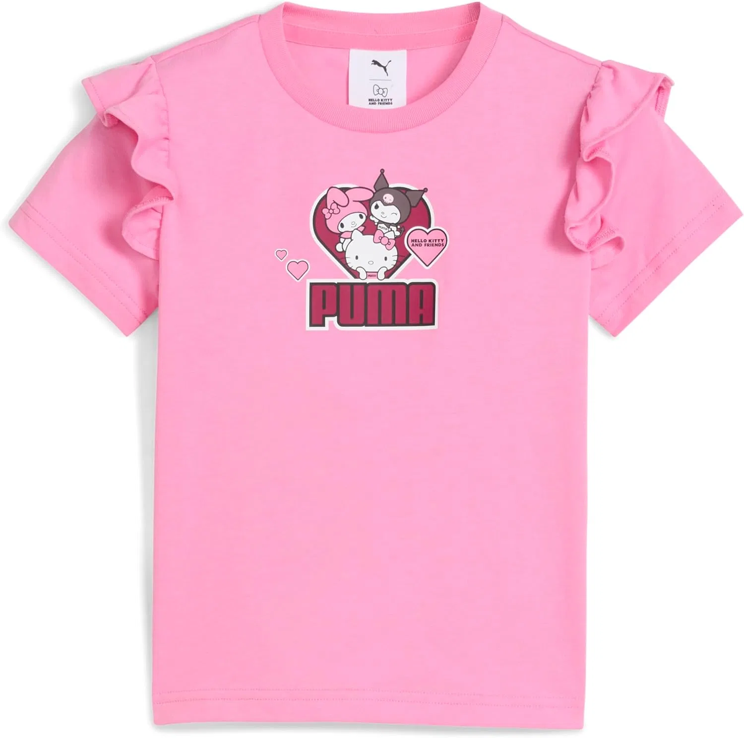 Футболка PUMA Girls Hello Kitty and Friends, Posie Pink Ah25