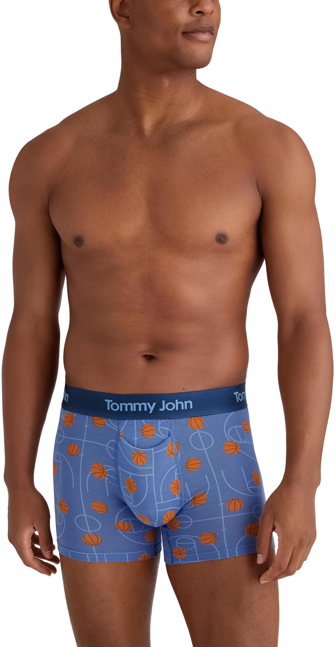 

Мужские трусы-боксеры из модала Second Skin, 4 дюйма Tommy John, Ebb Court Side And Flow