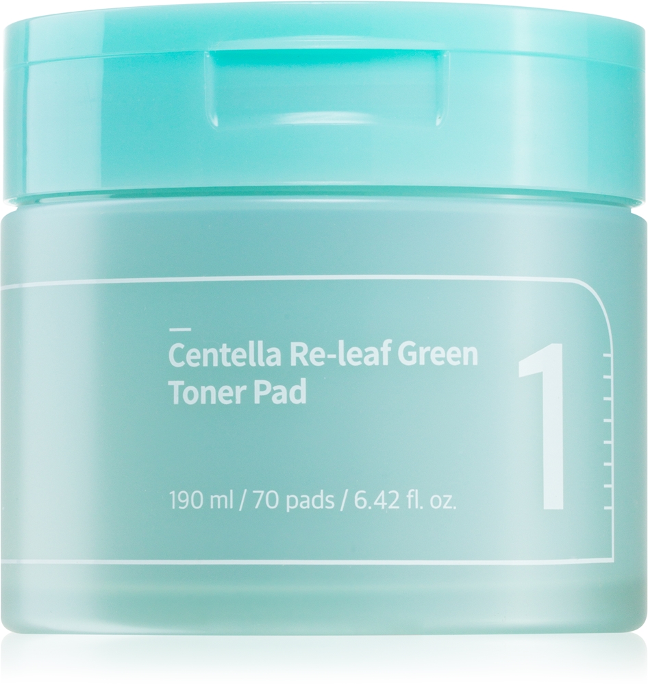 

№ 1 успокаивающий тоник с зелеными листьями центеллы Numbuzin, 70 шт