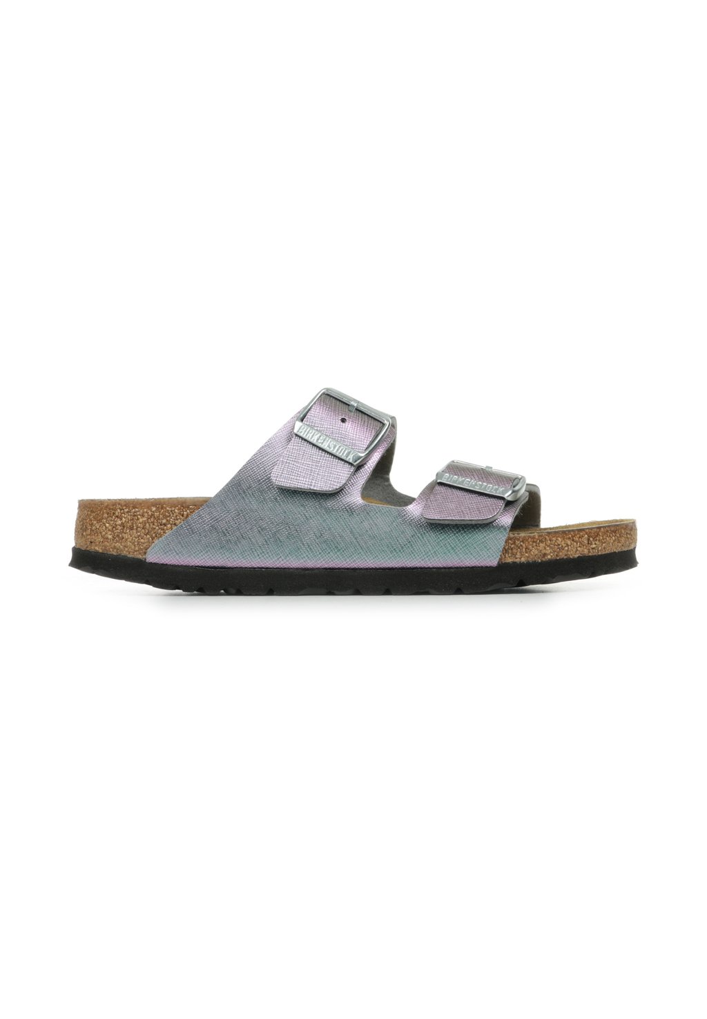 Сандалии ARIZONA BF SAFFIANO IRIDESCENT NARROW Birkenstock, светло-розовый — фото 4
