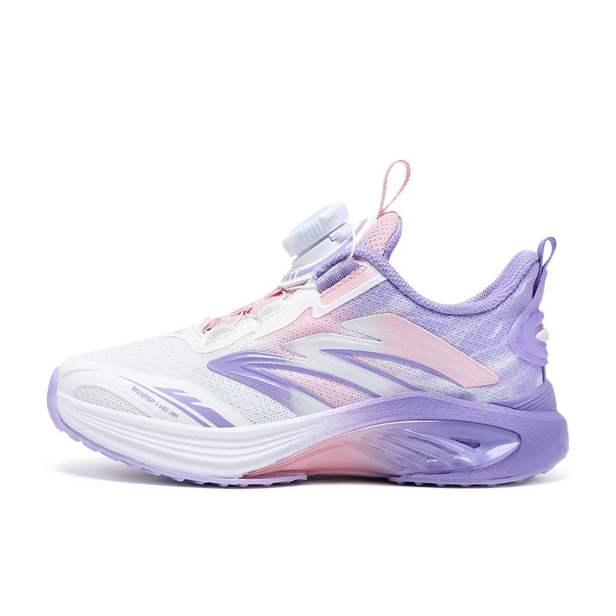 

Износостойкие низкие детские кроссовки Kids BIG WASP, фиолетовый розовый[spring fall dual network]