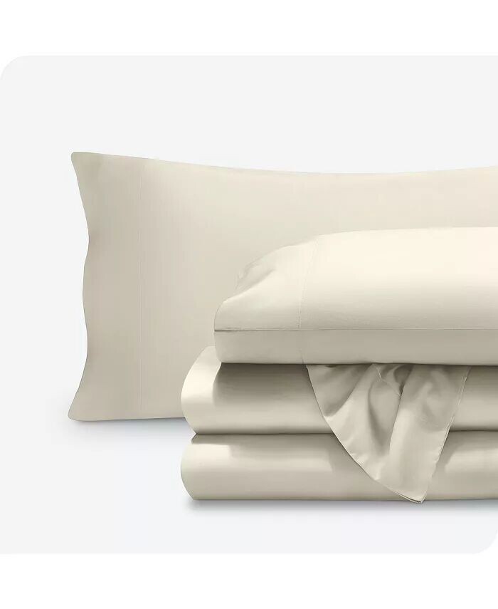 

Комплект простыней TENCEL из лиоцелла, Twin XL Bare Home, бежевый