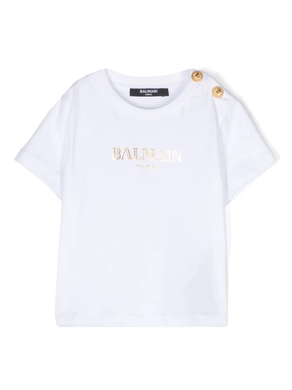 

Футболка с логотипом Balmain Kids, белый