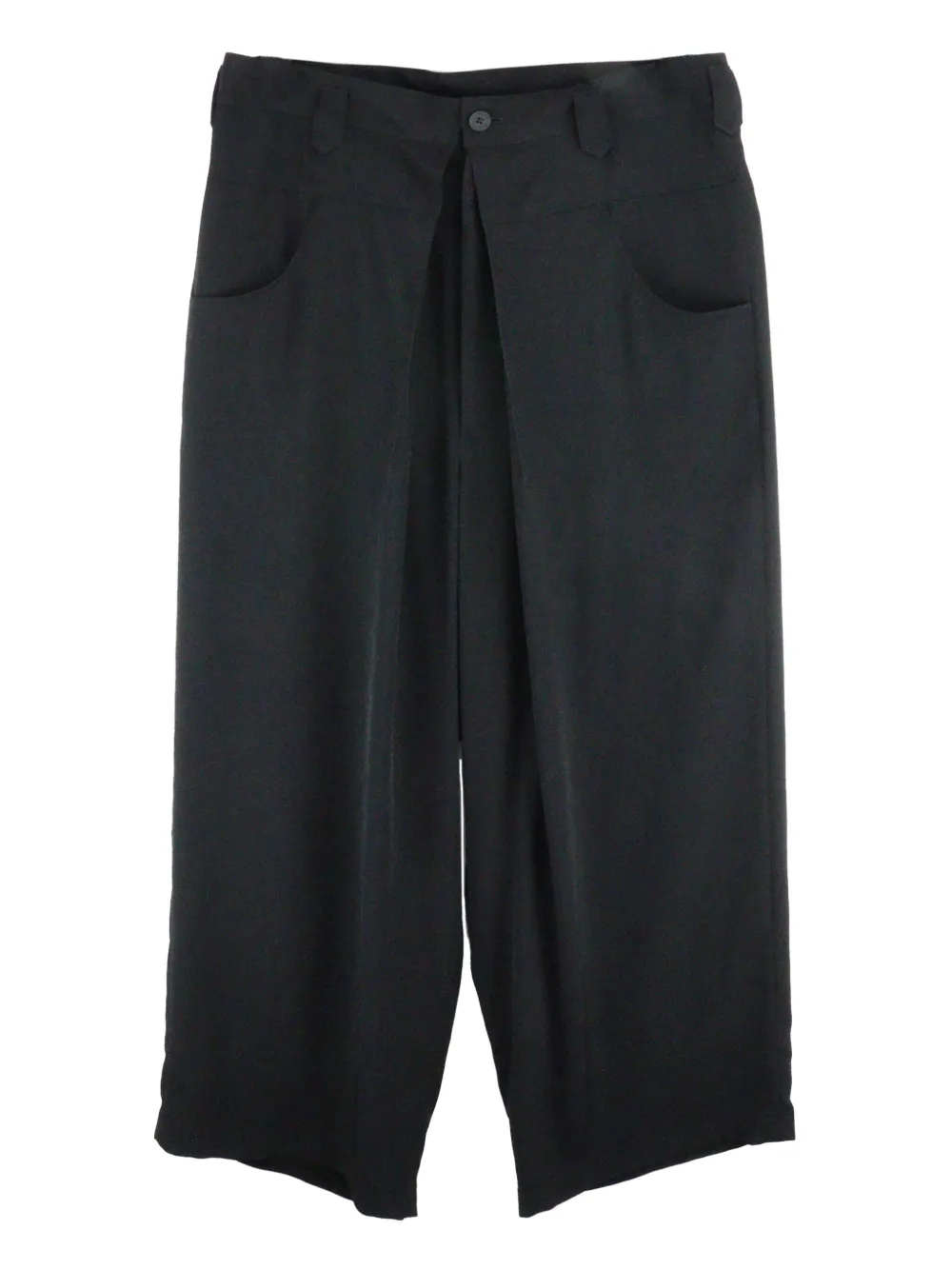 

Брюки широкого кроя Yohji Yamamoto, черный