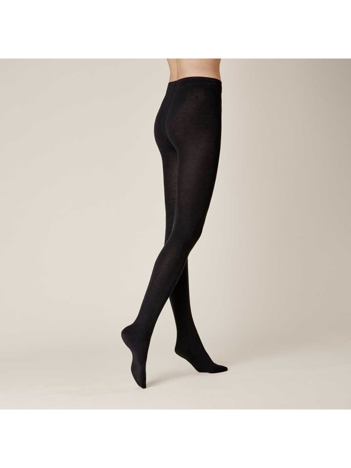 

Kunert Вязаные колготки Liz, приятные для кожи, черного цвета